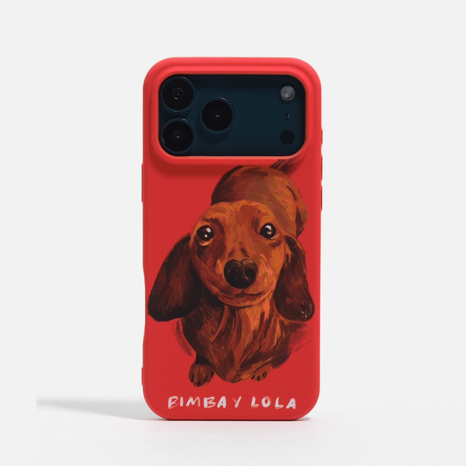 Etui iPhone 17 Pro teckel czerwone