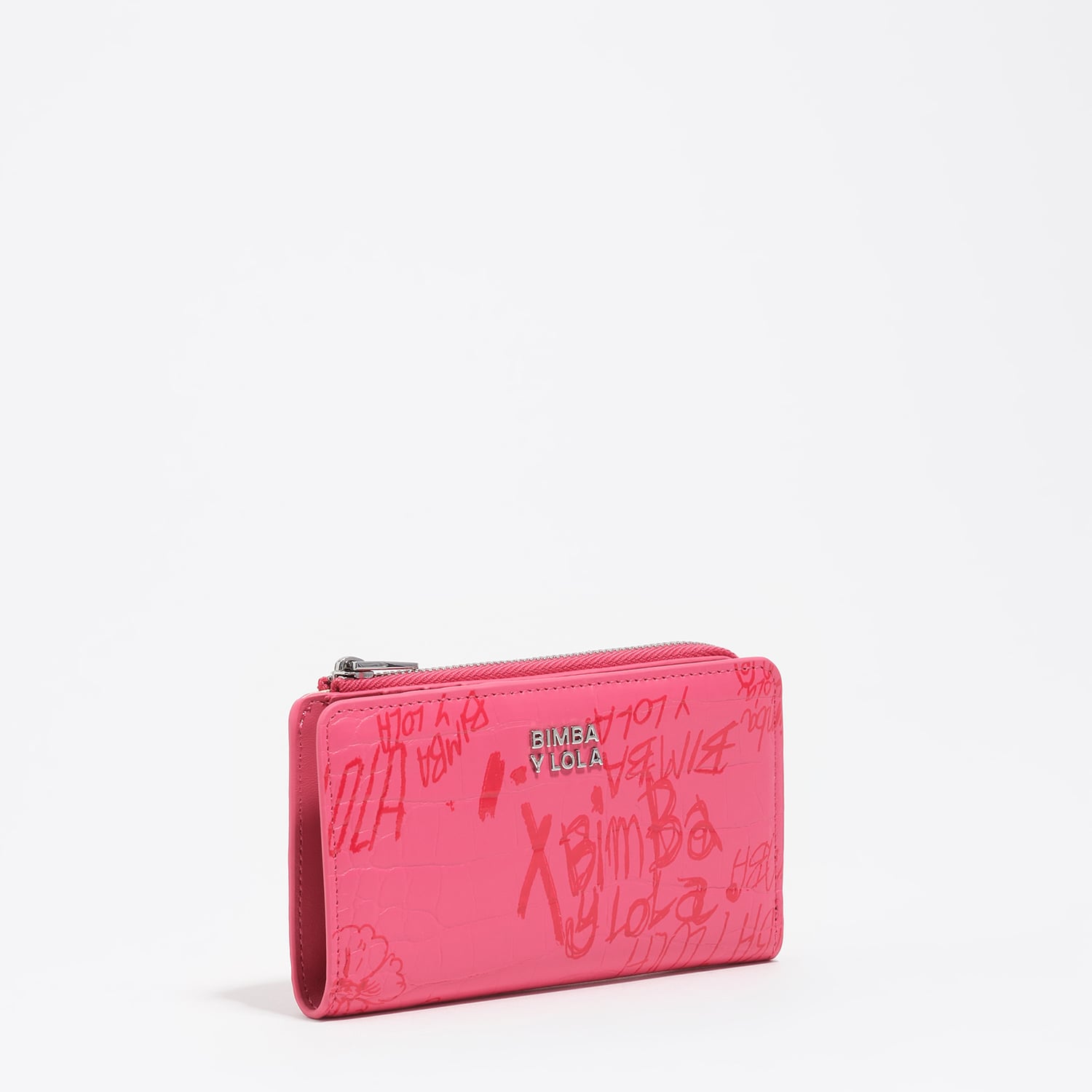 Bimba Y Lola Bimba Logos Pink Berry Berry Pink Bimba Logos Compact Purse