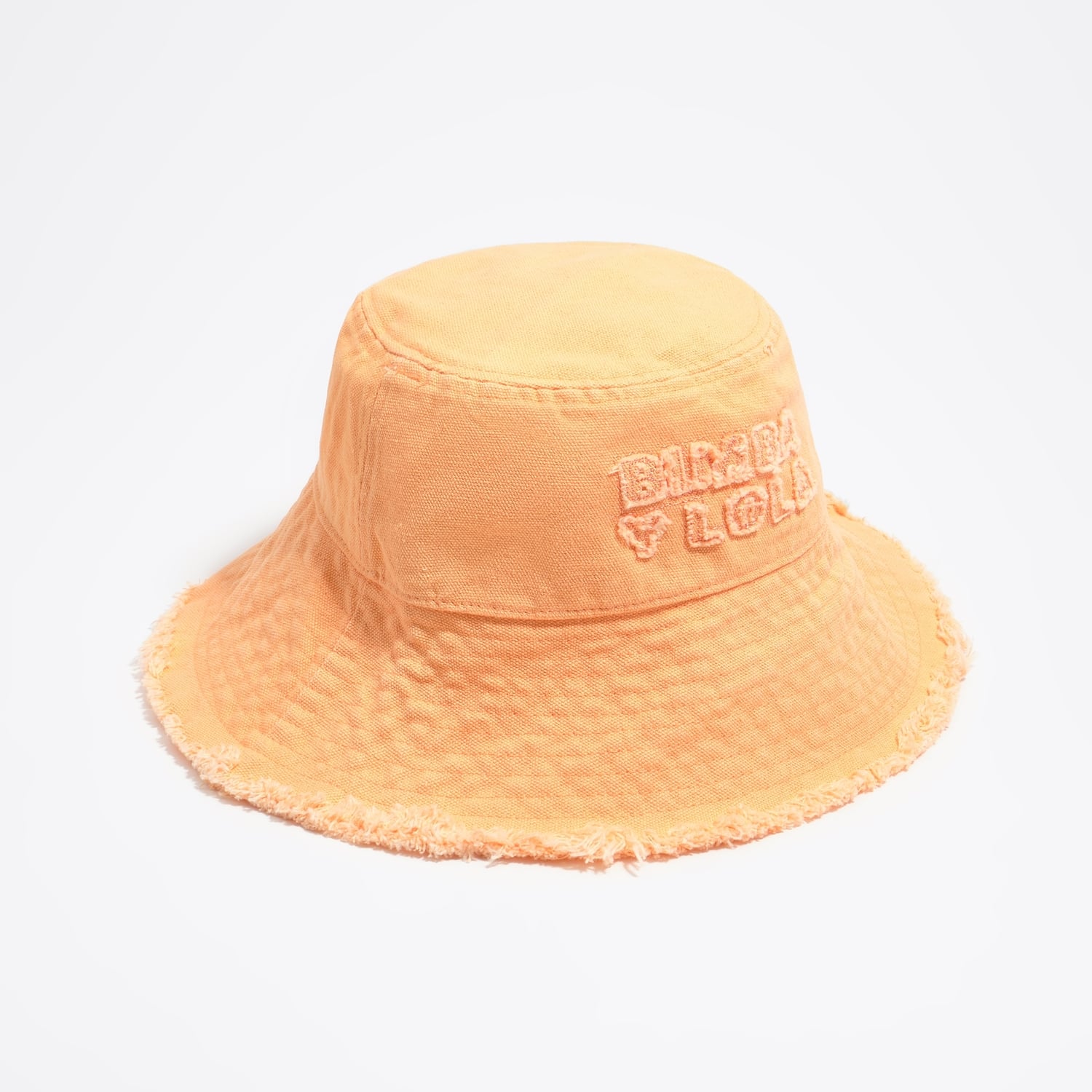 Bimba Y Lola Orange Washed Canvas Hat