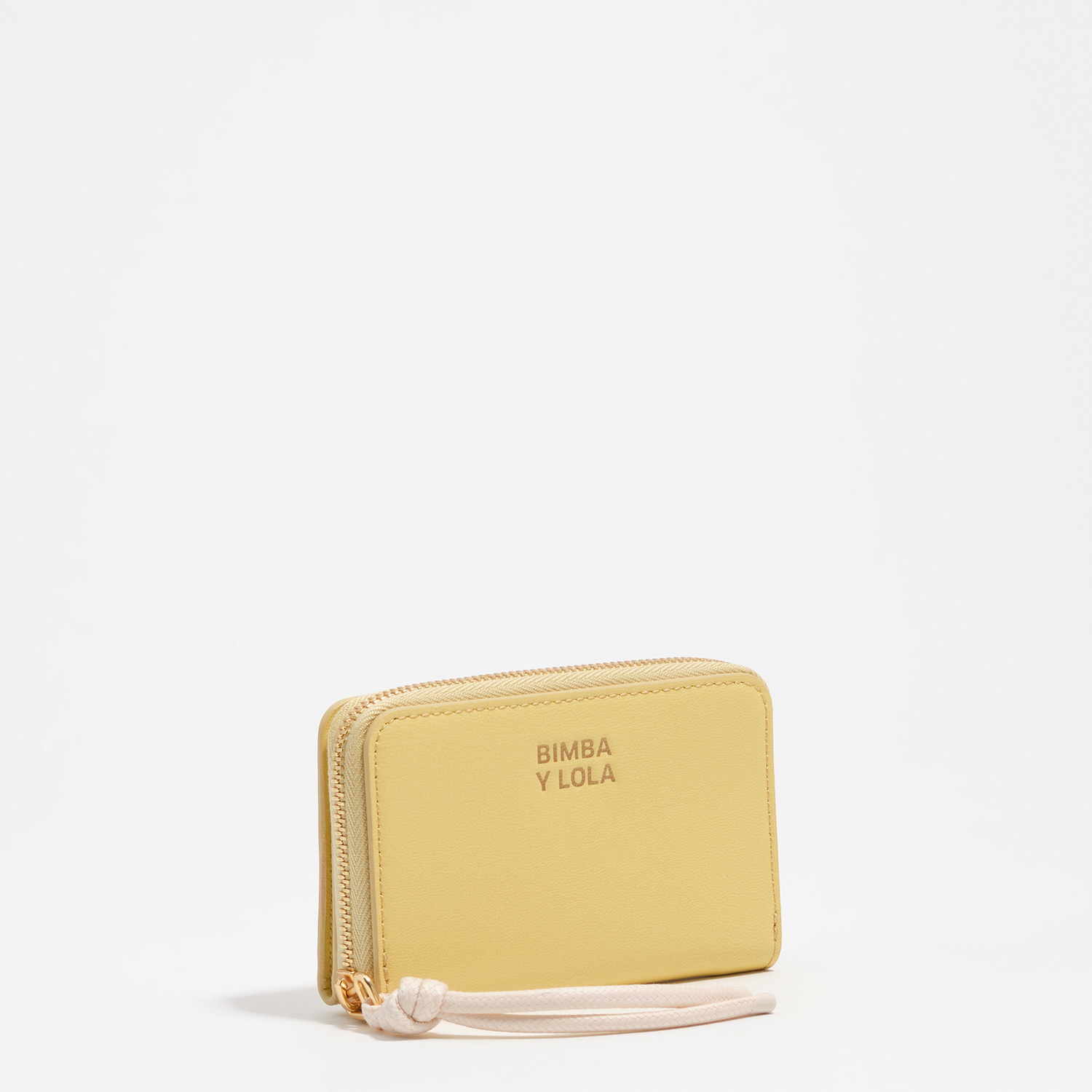 Bimba Y Lola Banana Leather Card Holder Coin Purse