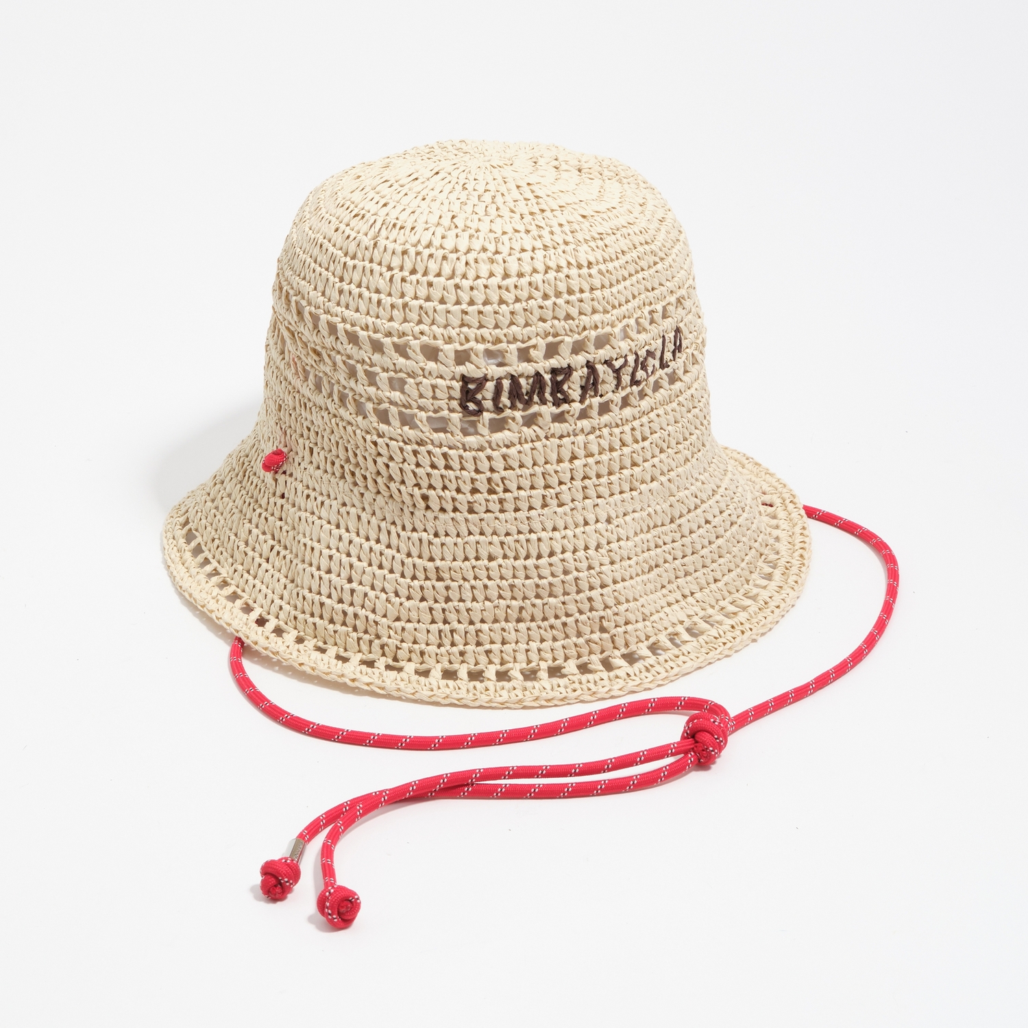 Bimba Y Lola Natural Paper Raffia Hat With Cord